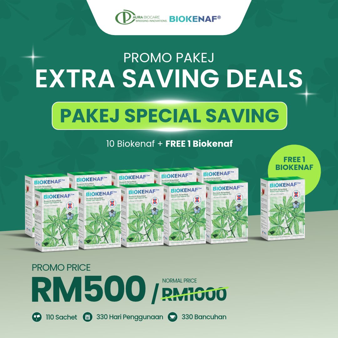 Pakej Special Saving (10 Biokenaf + 1 FREE Biokenaf)