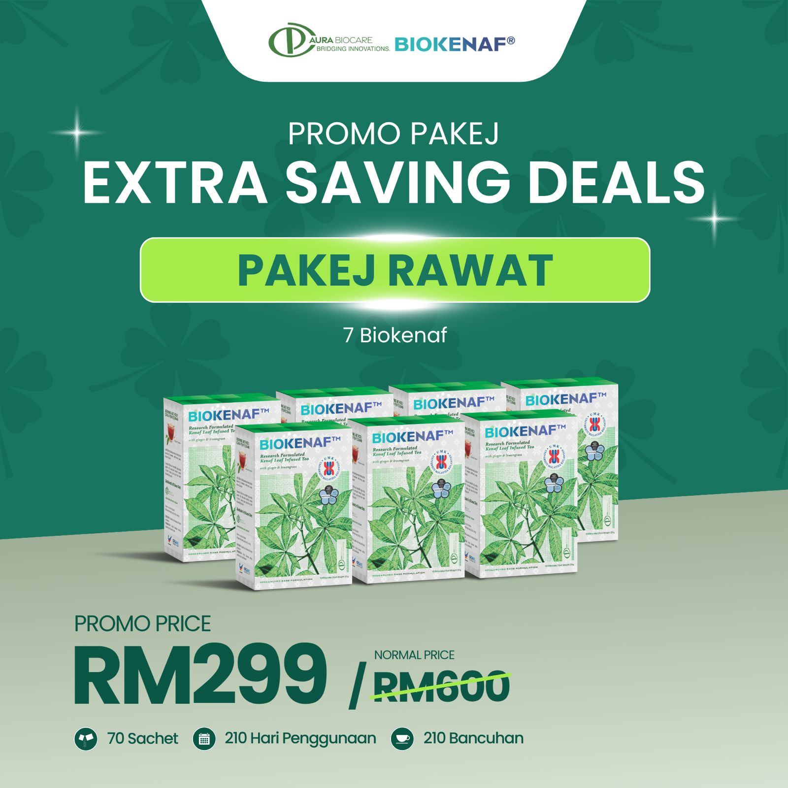 Pakej Rawat (7 Biokenaf)
